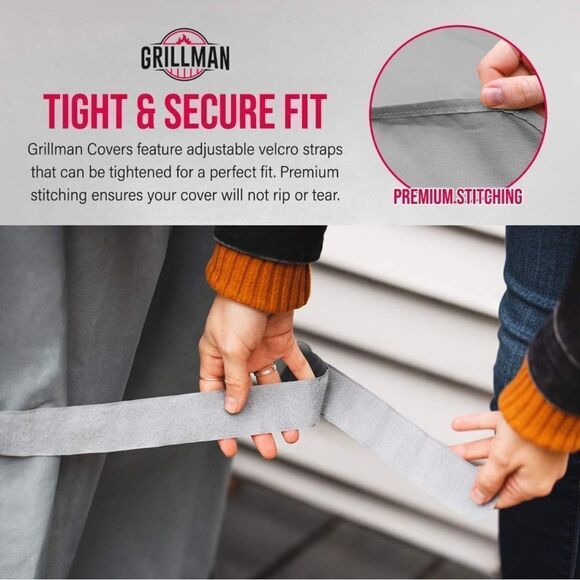 Grillman Premium Gray Grill Cover. See all photos - Picture 6 of 10